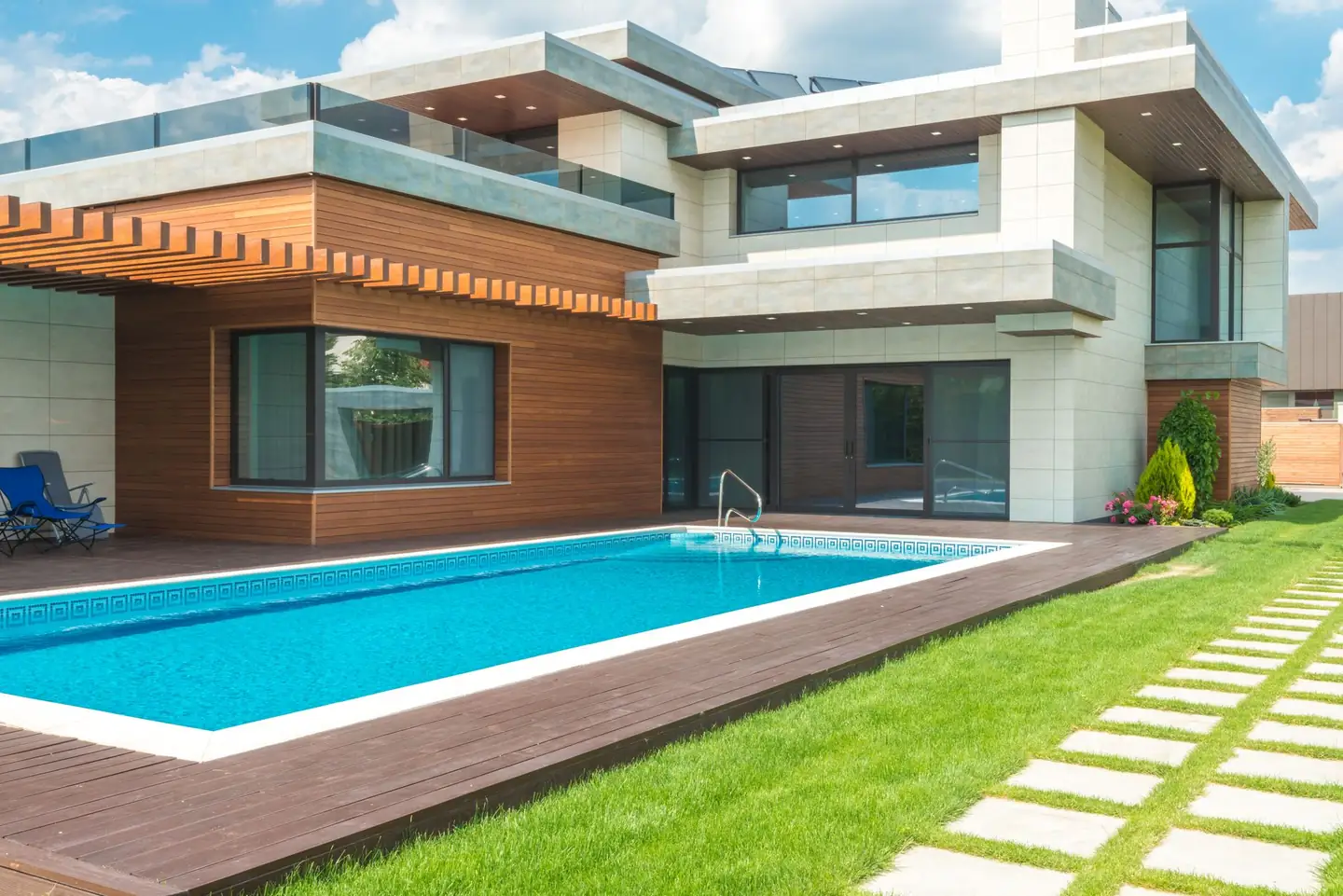 Swimming pool built in Hungerford, NSW